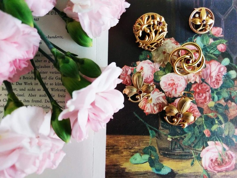 现货在台-Bijoux Fix法国百年厚镀金延龄草古董系列1913年型录款 - 项链 - 其他金属 金色