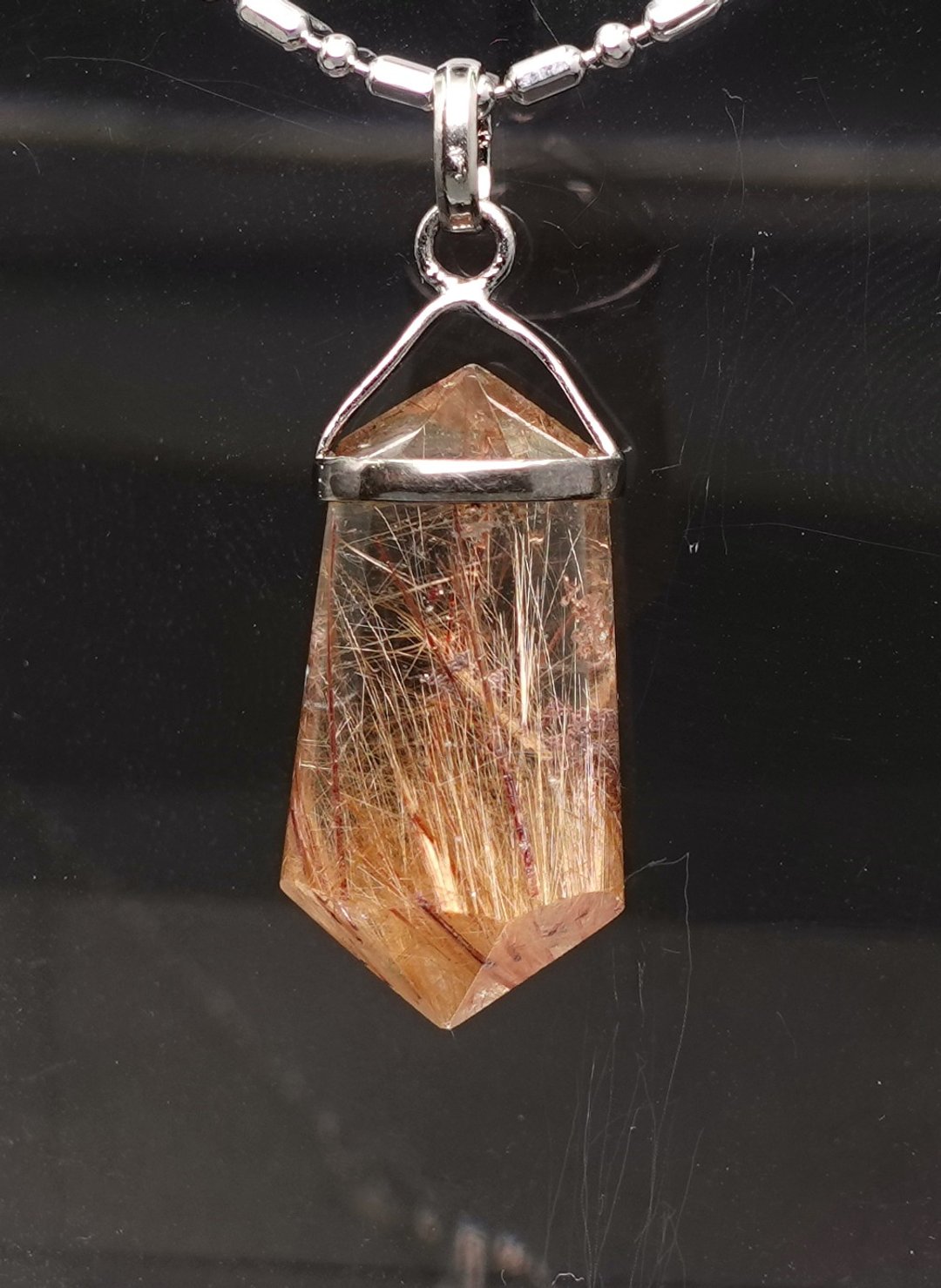 宝丽金珠宝-天然维纳斯发晶坠 - 项链 - 水晶 