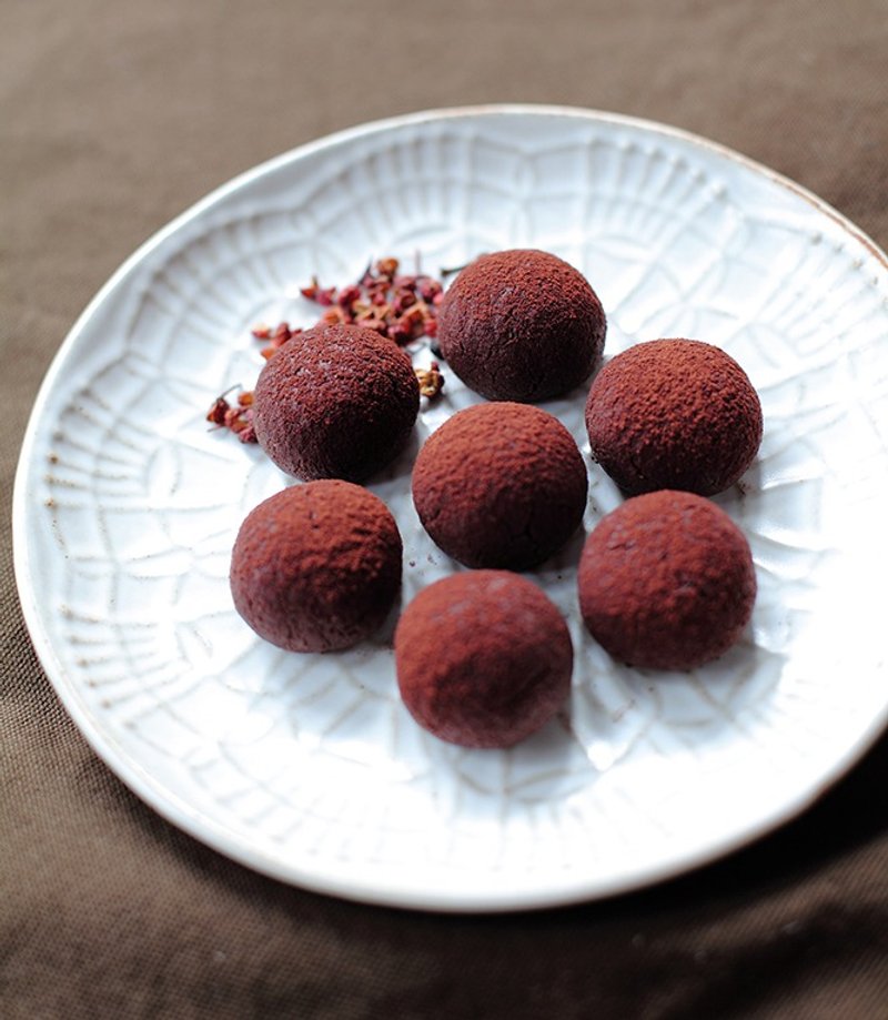 花椒巧克力雪球手作饼干 handmade・vegan - 手工饼干 - 新鲜食材 绿色