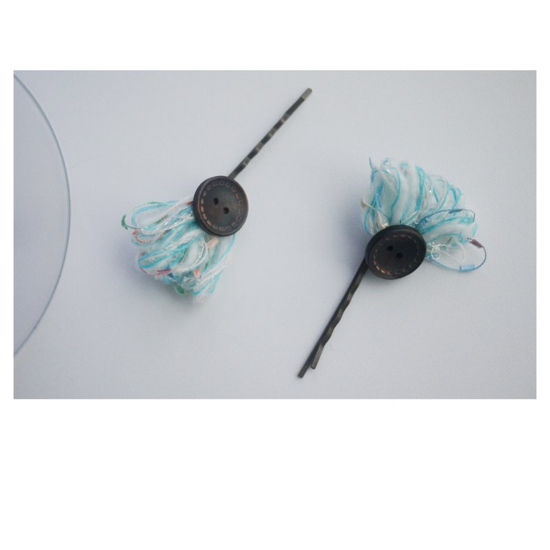 蓝色蜂鸟 | 发饰 | 一字夹 - 发饰 - 其他材质 蓝色