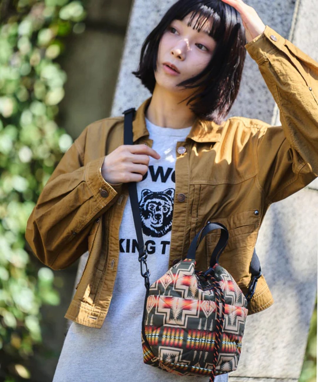 【热门预购】PENDLETON × KiU LMITIED ITEM 迷你侧背包 K481 - 侧背包/斜挎包 - 其他人造纤维 