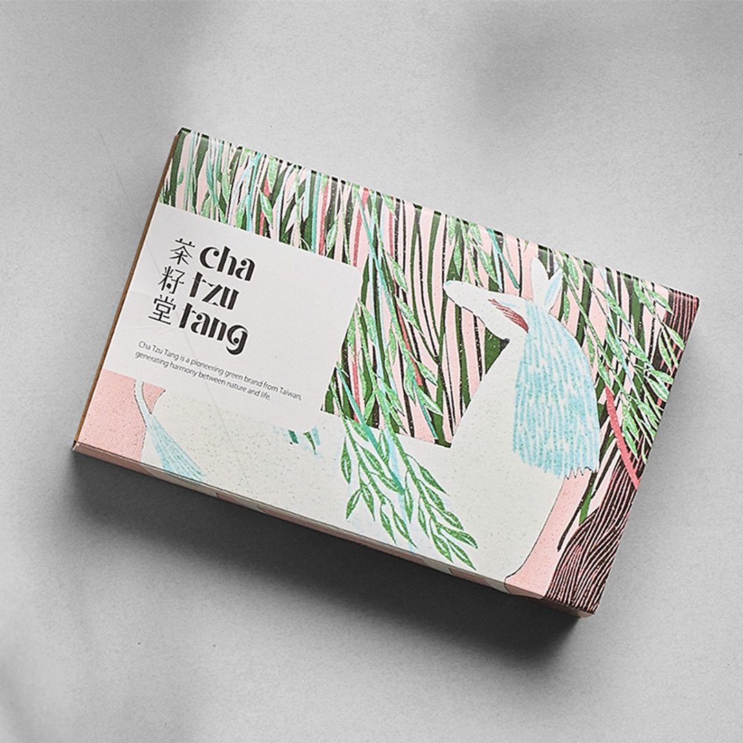 茶籽堂 胭脂马版画随身礼50mLx3(马栗树洗发/沐浴/洗手) - 沐浴用品 - 植物．花 