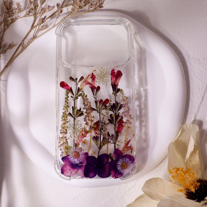 iPhone/三星/索尼/红米/小米/OPPO/Pixel 手工压花手机保护壳 - 手机壳/手机套 - 塑料 