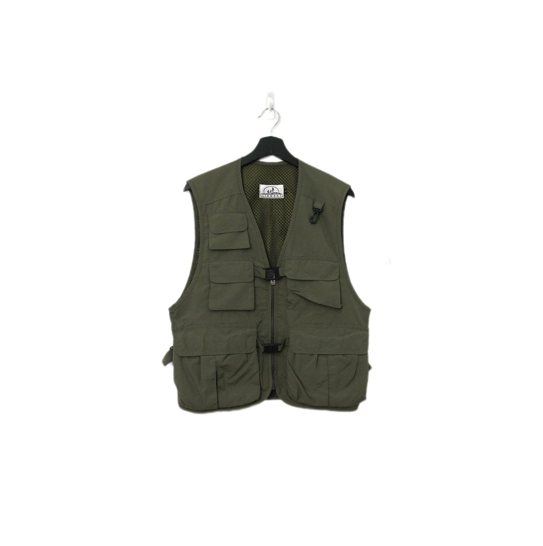 Back to Green-经典钓鱼背心 军绿多口袋 i-05/ vest - 男装背心 - 聚酯纤维 