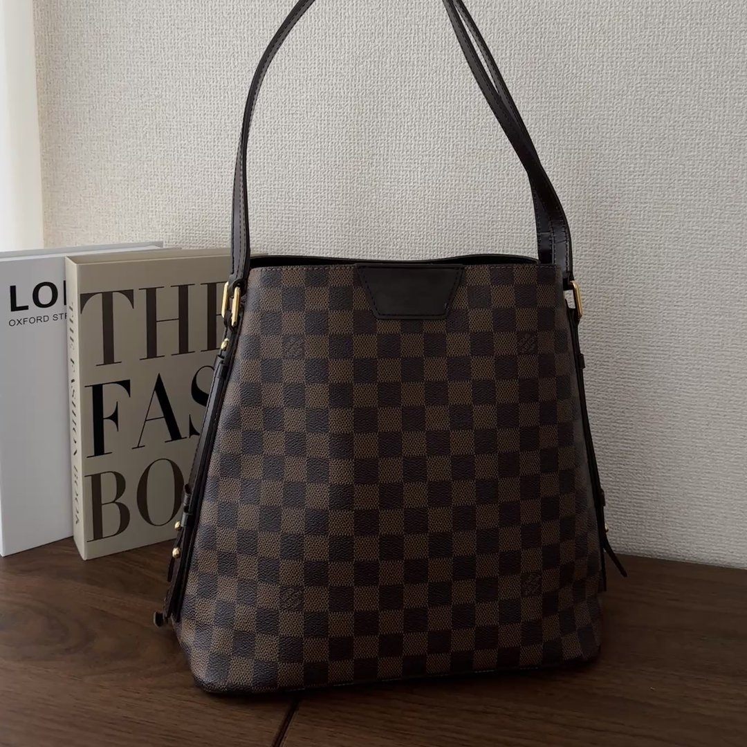 LOUIS VUITTON 路易威登 Damier Cabas Rivington 肩背包 - 侧背包/斜挎包 - 真皮 咖啡色