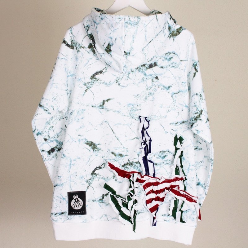 Jersey Hooded Sweat-Shirts (M) - 中性连帽卫衣/T 恤 - 聚酯纤维 白色