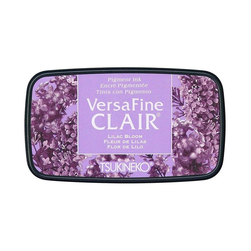 【TSUKINEKO 日本月猫】油性速干极细印台 梦幻柔调 丁香花 - 印章/印台 - 塑料 紫色