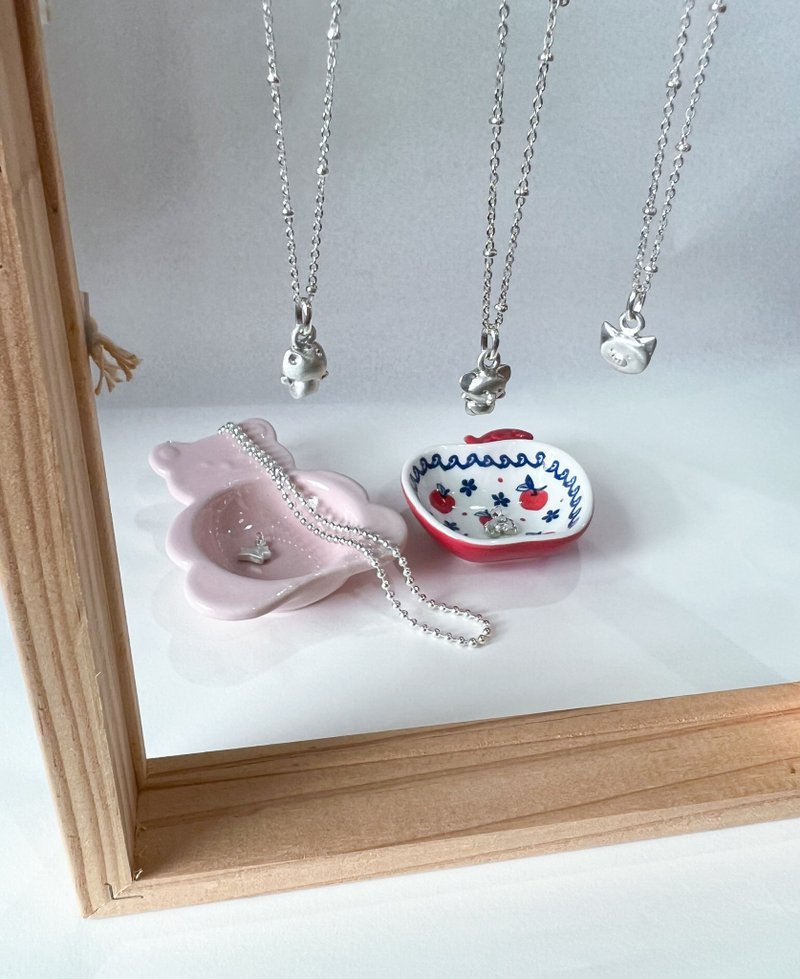 小森箖系列—宝宝动物—纯银项链 - 项链 - 纯银 银色