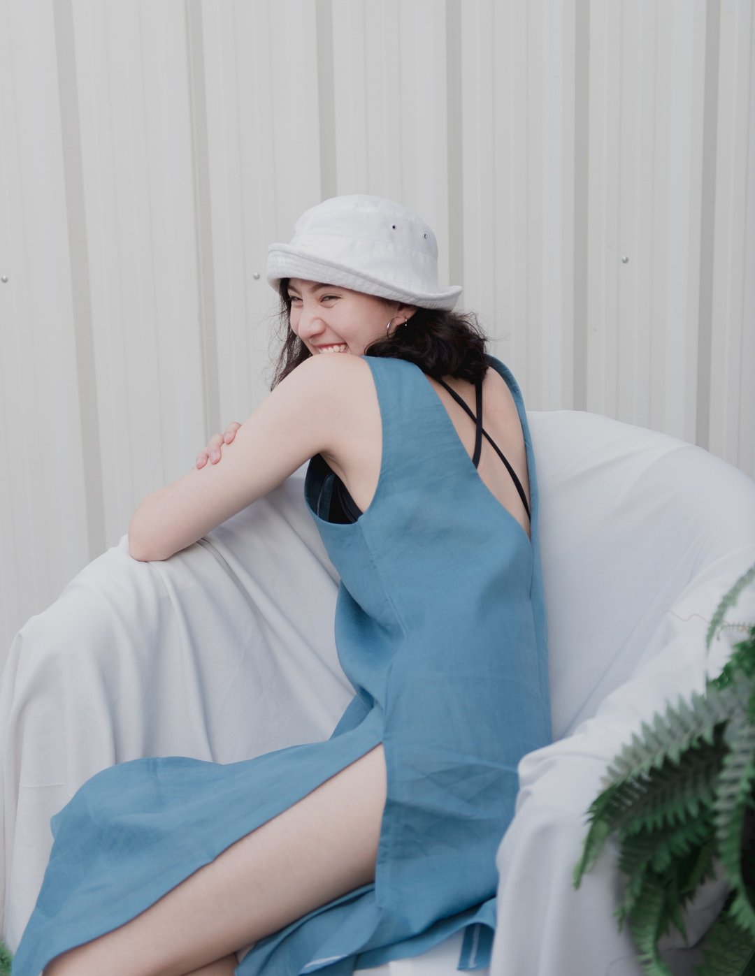 VERBENA - Oceanblue / summer clothing - 女装背心 - 棉 蓝色