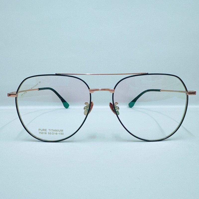 站内最高等级UV420滤蓝光0度眼镜│极视钛飞行款大方框75016-C255 - 眼镜/眼镜框 - 其他金属 黑色