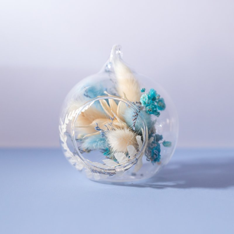 小宇宙干燥花-蓝色系 - 干燥花/捧花 - 玻璃 蓝色