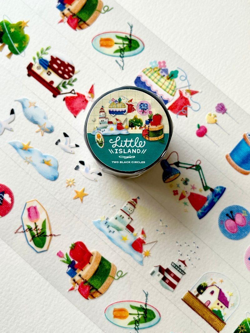 【小小岛屿】亮面纸胶带 - 纸胶带 - 塑料 