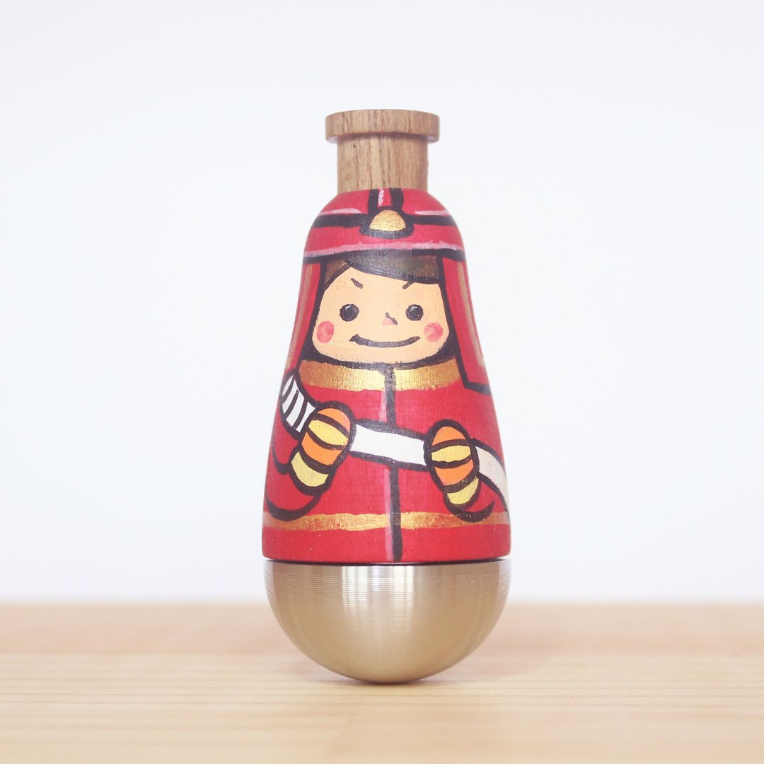 闻森笛 – 消防打火英雄 卡祖笛 KAZOO 公仔 - 吉他/乐器 - 木头 红色