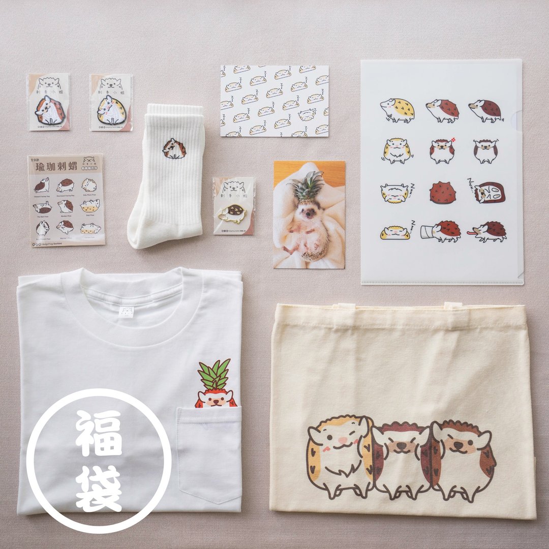 【福袋】刺身小姐插画祭期间限定套装－内含随机3－6款商品 - 其他 - 其他材质 白色