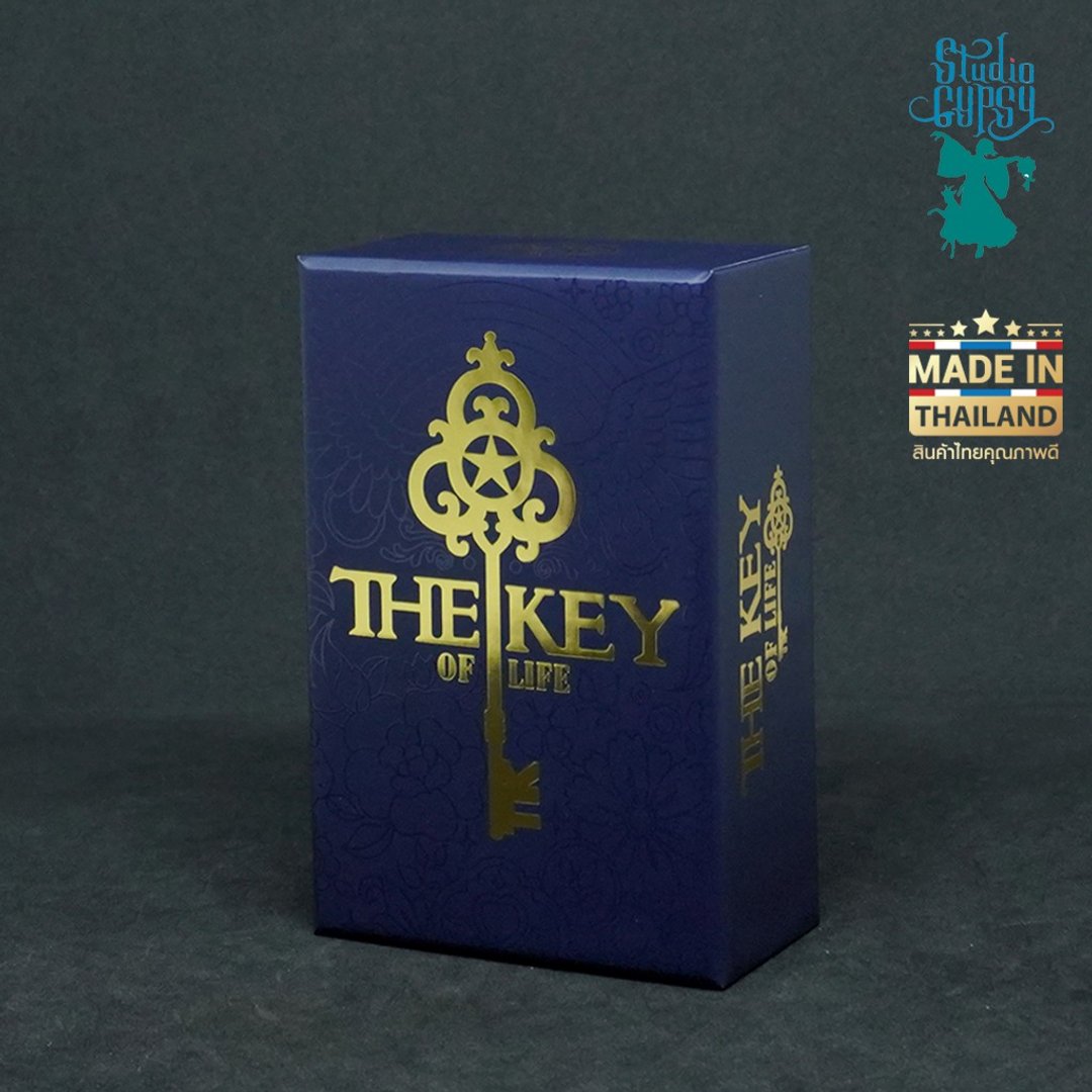 正宗占卜牌，正宗塔罗牌 “The Key of Life”牌组，由 Ajarn Kamol Saengwong 编着 - 卡片/明信片 - 纸 