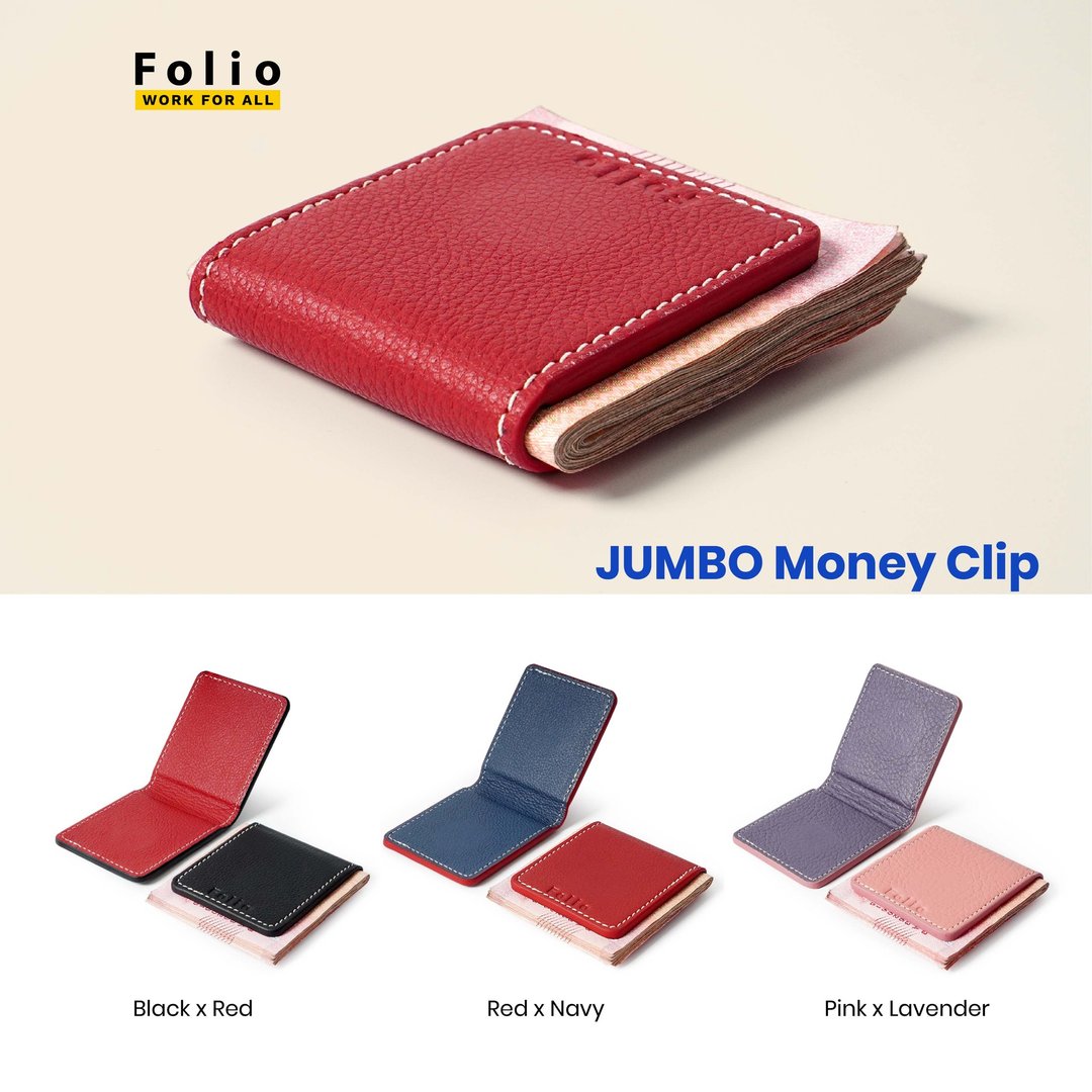 FOLIO : Bliss Jumbo Money Clip 经典加大款，强力磁吸 - 其他 - 真皮 