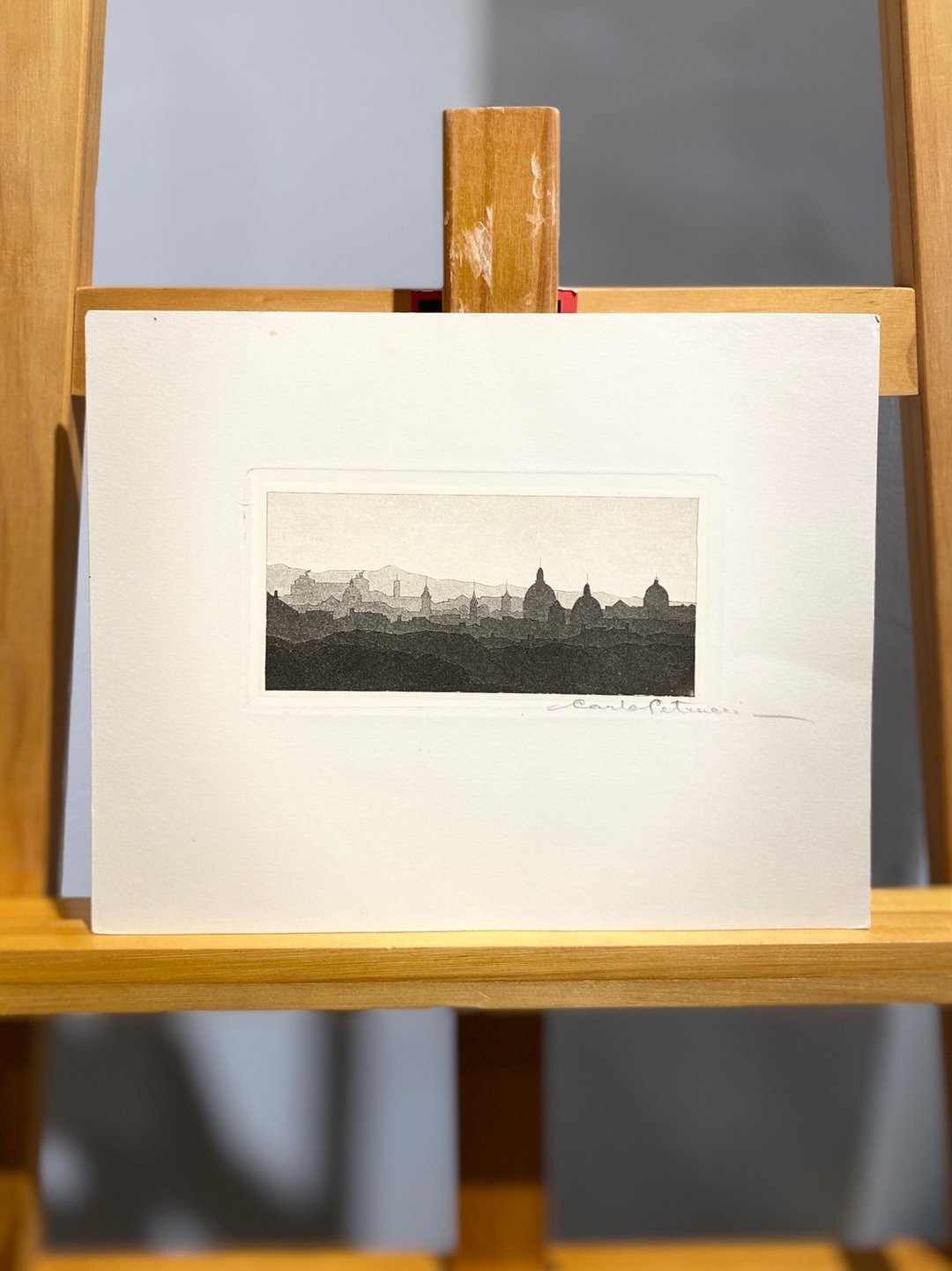 意大利艺术家Alberto Petrucci - 签名蚀刻版画 - Etching - 海报/装饰画/版画 - 纸 黑色
