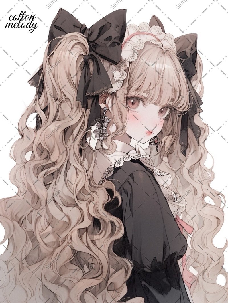 original sticker no.470 人物贴纸 原创贴纸 人像贴纸 女孩贴纸 原创人物贴纸 - 贴纸 - 纸 