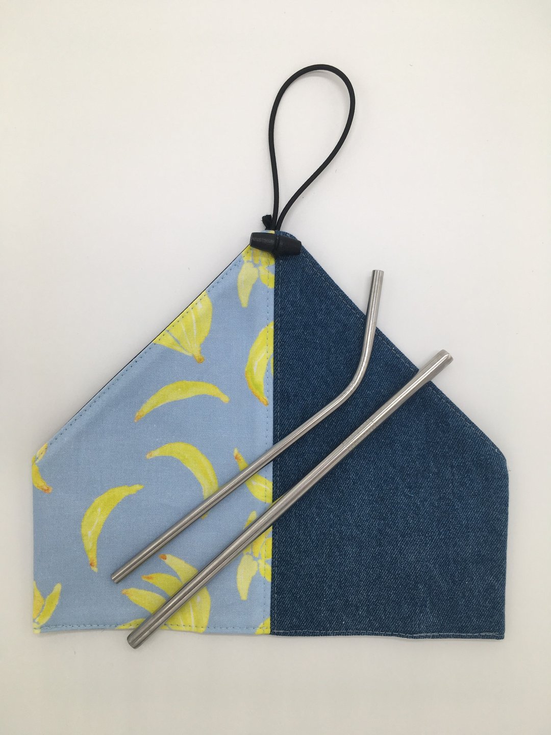 Denim Straw Case Cutlery Case 牛仔布饮管套 餐具套 餐具袋 - 环保吸管 - 防水材质 黄色