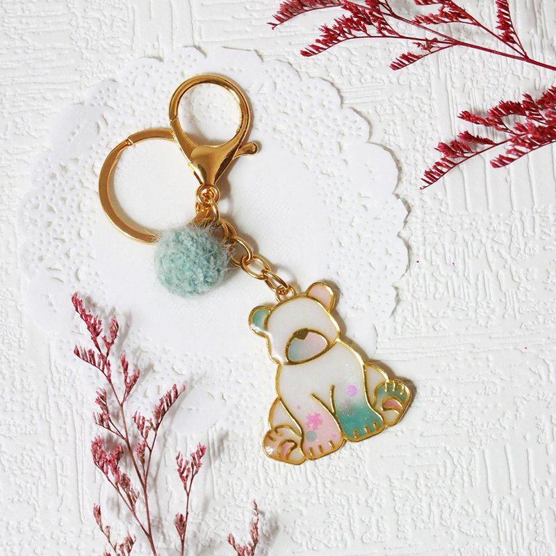 【钥匙圈/吊饰】缤纷熊仔 - 钥匙链/钥匙包 - 树脂 多色