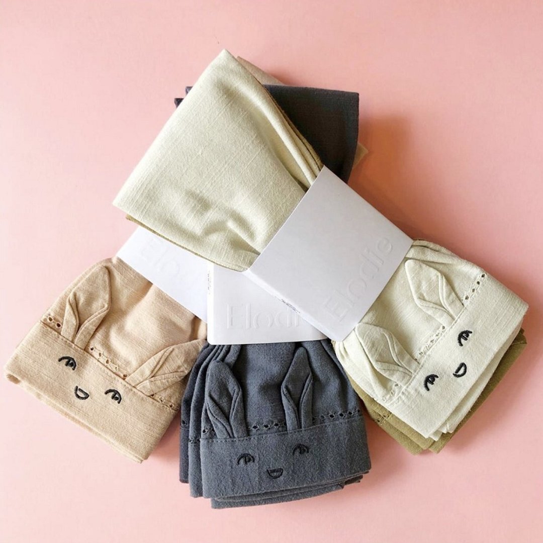 Elodie Baby Napkins 2 pieces儿童餐巾二件组 (多色) - 儿童餐具/餐盘 - 棉 多色