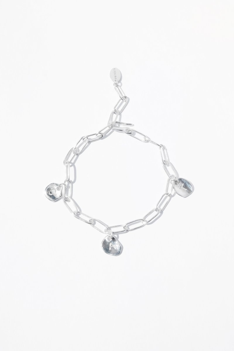 Personalized Name Bracelet 英文姓名手链 - 手链/手环 - 纯银 银色