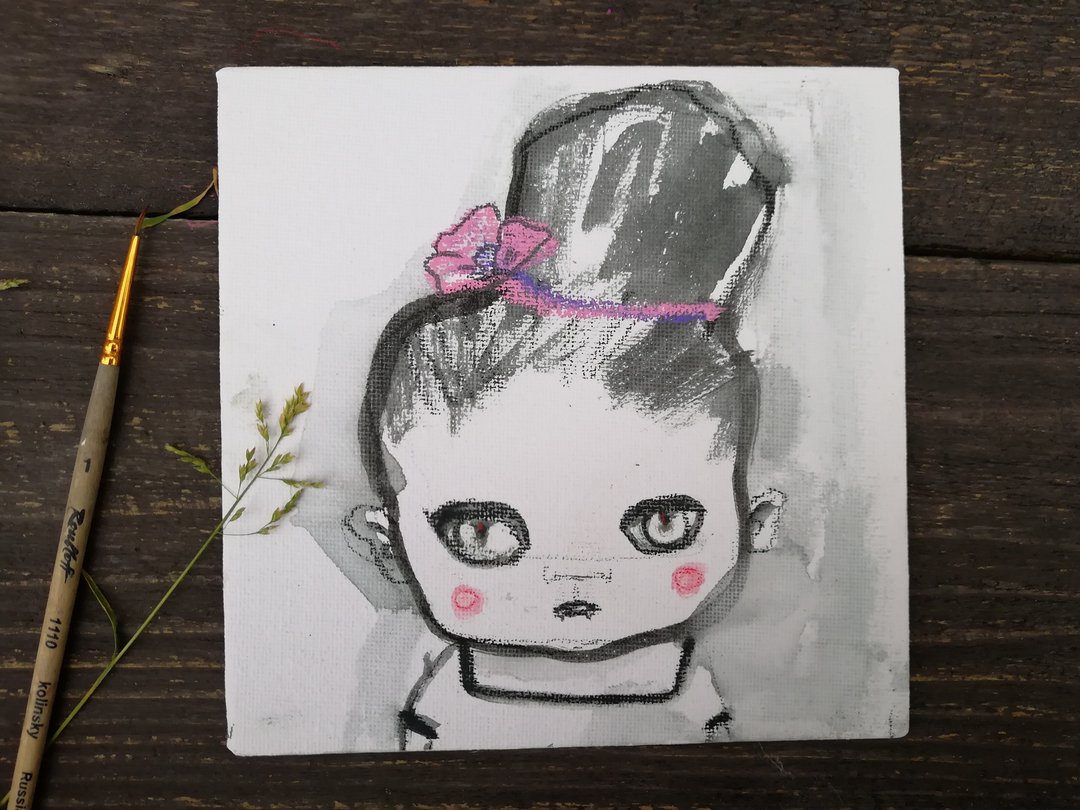Picture on cardboard - little vampire - 墙贴/壁贴 - 其他材质 白色