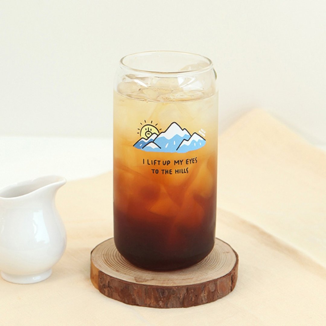 Can造型系列 玻璃杯550  03.Dun Dun - 咖啡杯/马克杯 - 玻璃 白色