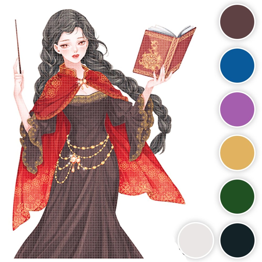 Naomi (7色) 18 (honne market) 人物贴纸 女孩贴纸 黑浣熊 - 贴纸 - 纸 