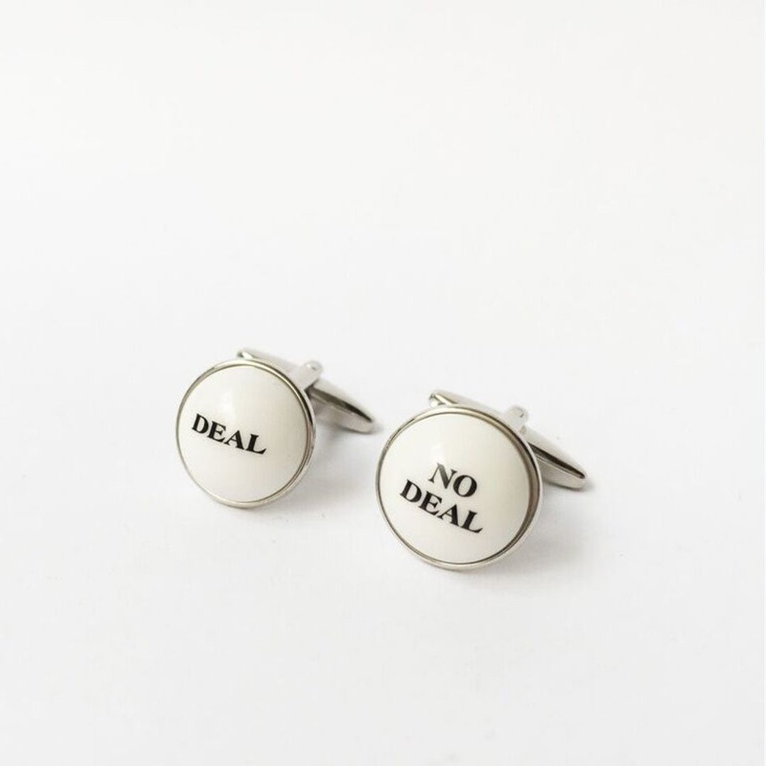 成交不成交 袖扣 "Deal or No Deal" Cufflink - 袖扣 - 其他金属 