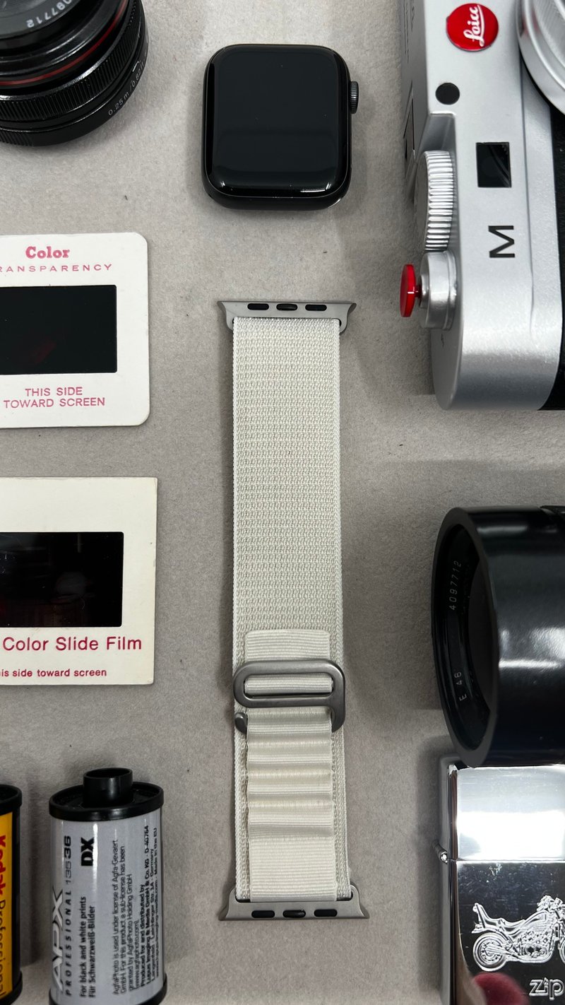 apple watch Ultra Alpine Loop Watch Band 星光色登峰手环表带 - 表带 - 其他人造纤维 绿色