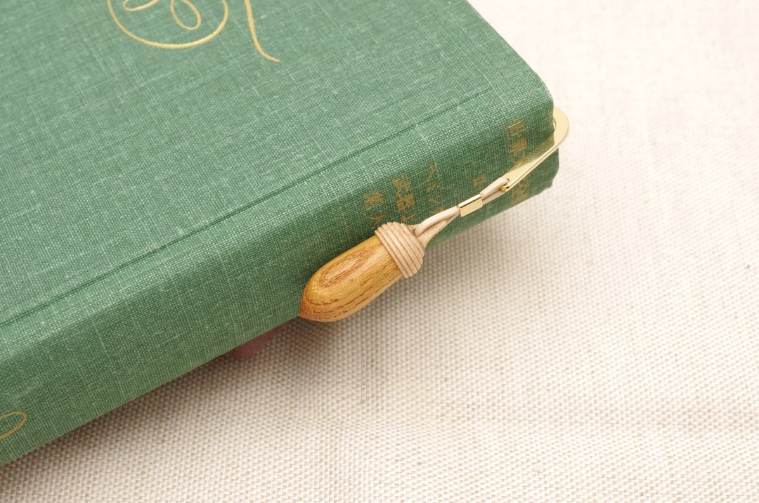 木雕橡实书签 榉木×枫木 - 书签 - 木头 橘色