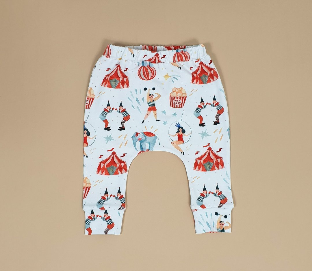 Circus baby pants, baby leggings, baby girl pantst, baby boy pants, baby outfits - 童装裤 - 棉 多色