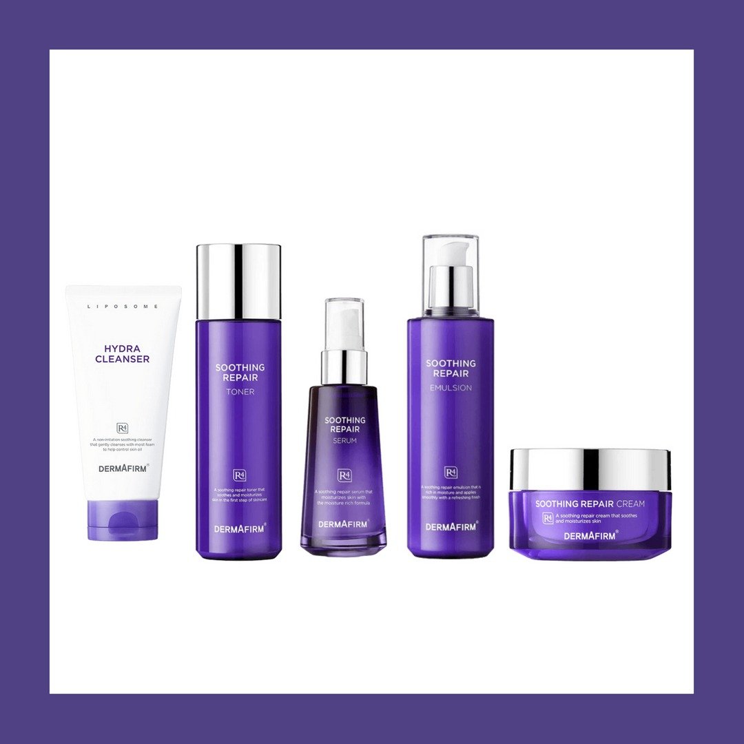 【Dermafirm】R4 紫苏舒缓修护系列 (五件组) - 旅行套装 - 其他材质 