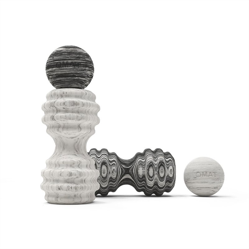 【QMAT】花生球组合 台湾制 (花生球、7cm筋膜球、收纳袋) - 运动配件 - 其他材质 多色