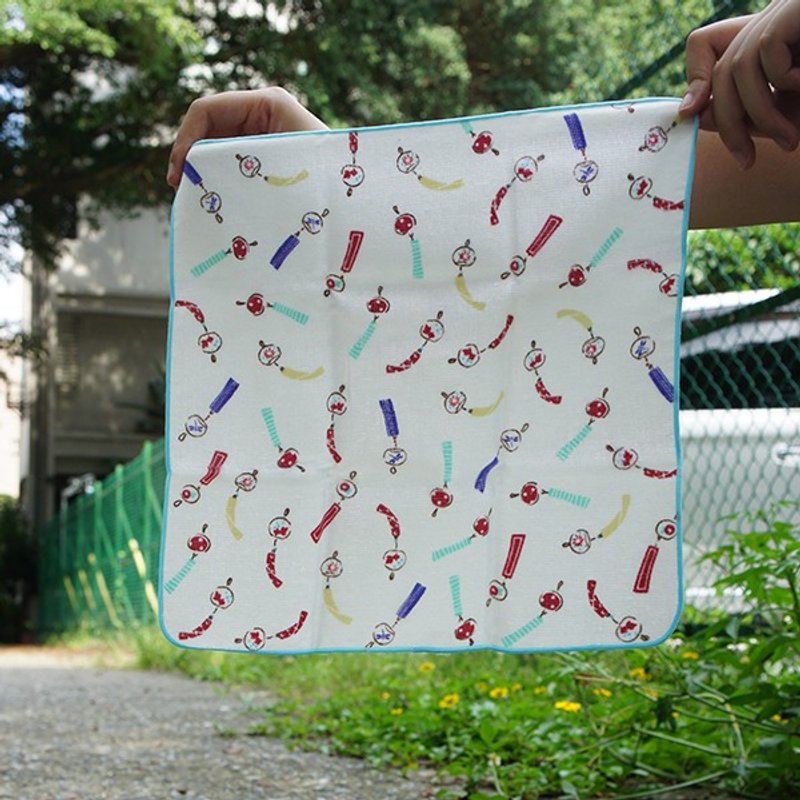 小东西}听见风铃的声音_夏日小方巾 - 其他 - 棉．麻 