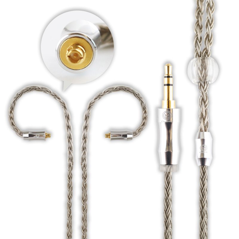 【川木】专业手工耳机线材 16股镀银耳机升级线【M33】 耳机换线 - 手机配件 - 其他金属 