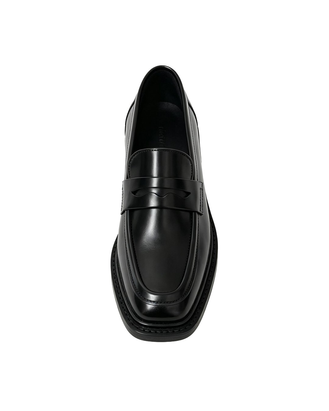 PLACEBO SQUARE TOE LOAFER - 其他女款皮鞋 - 真皮 黑色