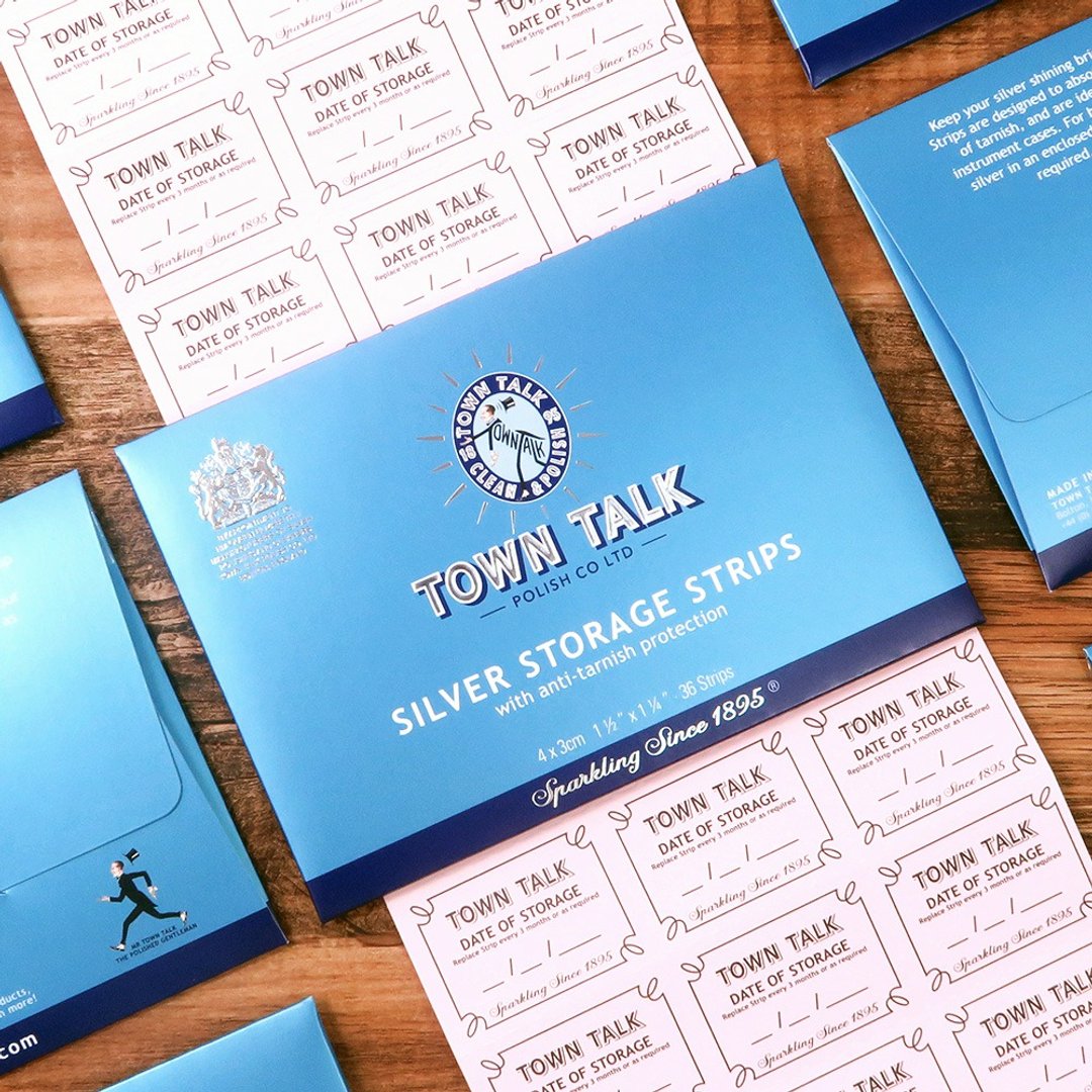 Town talk 英国制 银器抗氧化保存片 可防止银饰变色 收纳小帮手 - 项链 - 纸 粉红色