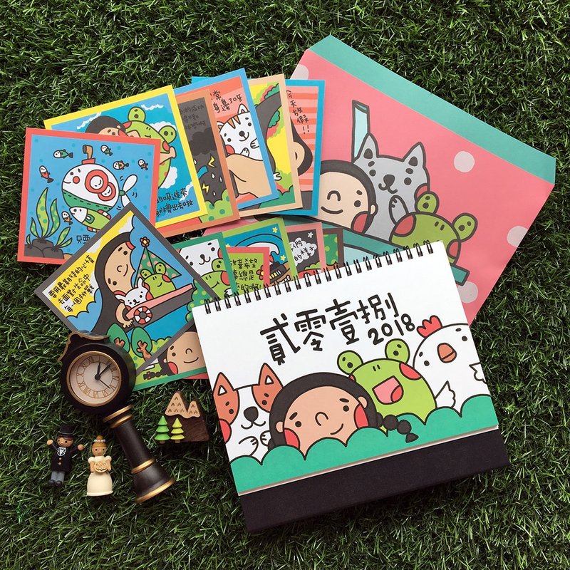 桌历+小卡组合 - 年历/台历 - 纸 