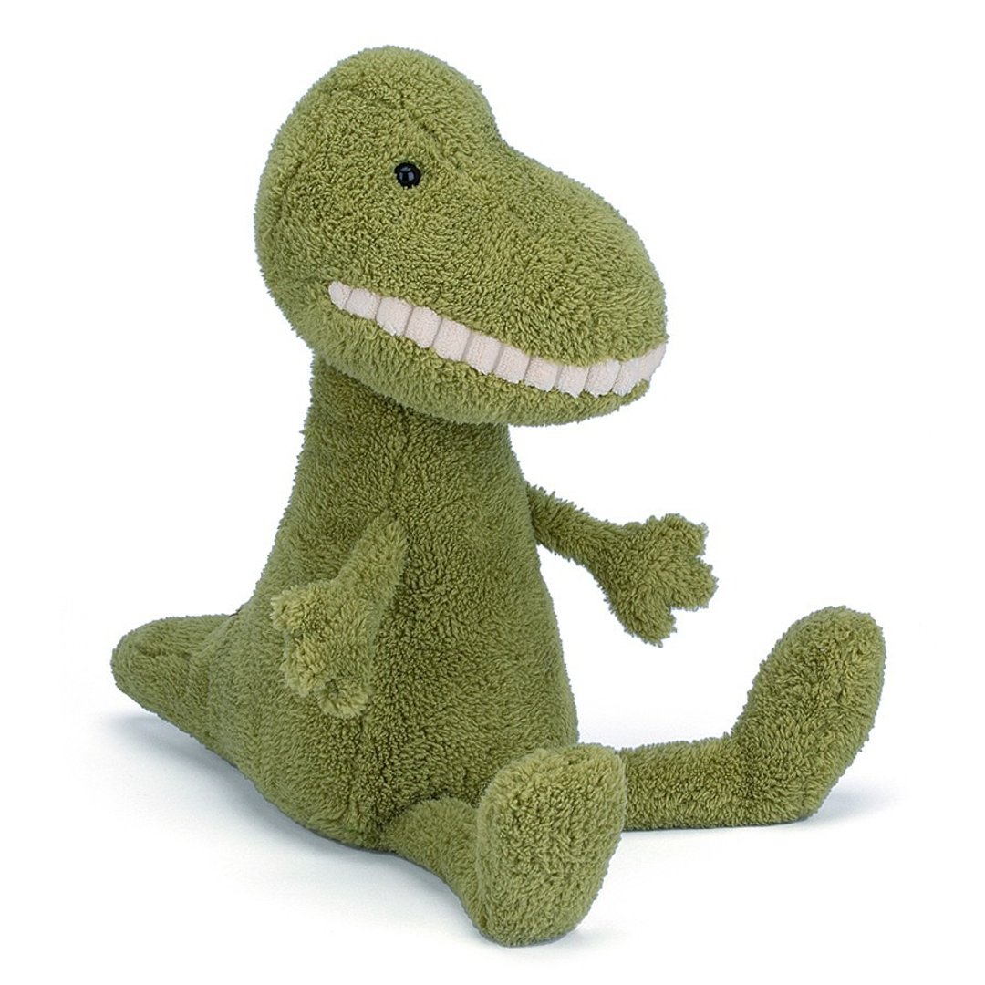 Jellycat Toothy T-rex 暴牙暴龙 36cm - 玩偶/公仔 - 聚酯纤维 绿色
