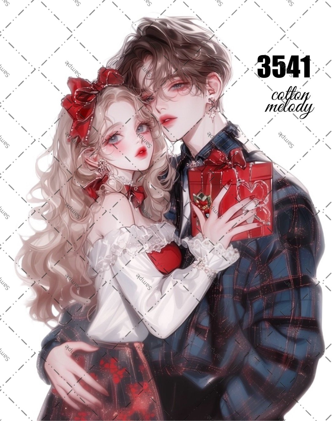 original sticker no.3541 人物贴纸 原创贴纸 原创人物贴纸 装饰贴纸 cotton melody - 贴纸 - 纸 