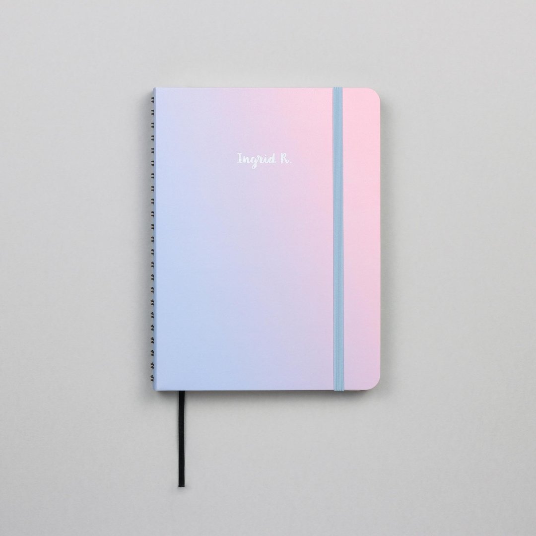 Pastel Sky A5 笔记本 / 写生簿 - 笔记本/手帐 - 纸 粉红色