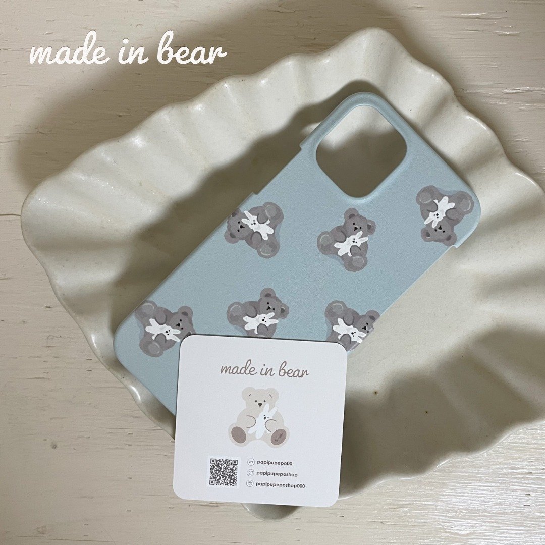 熊与兔 绿色 | made in bear (iPhone / Android 支持手机壳) - 其他 - 塑料 绿色