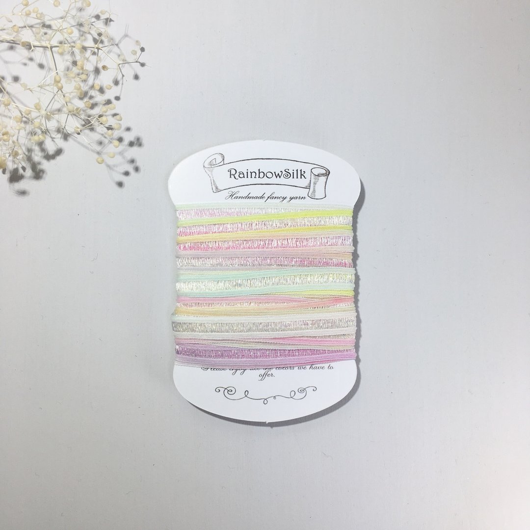 【handdyed yarn/ rainbow/ DIY/ craft material/ handmade/ colorful/ wool/ ribbon】 - 编织/刺绣/羊毛毡/裁缝 - 其他材质 多色