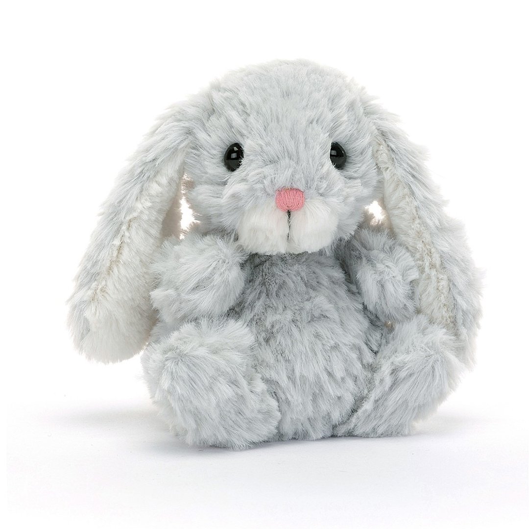 Yummy Bunny Silver 美味兔兔 云灰银 15cm - 玩偶/公仔 - 聚酯纤维 银色