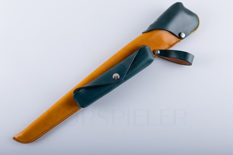 手工真皮磁吸扣指挥棒保护套 单支版 意大利植鞣革 - 其他 - 真皮 