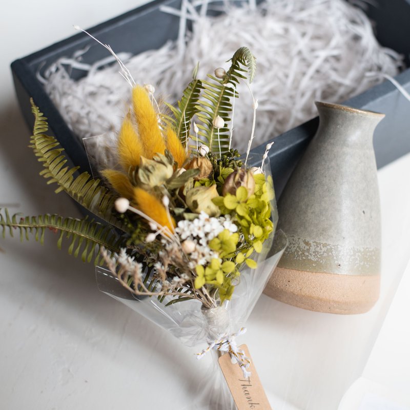 无独・有偶礼盒・陶器与干燥花 / 情人节・生日礼・婚礼 - 干燥花/捧花 - 植物．花 多色