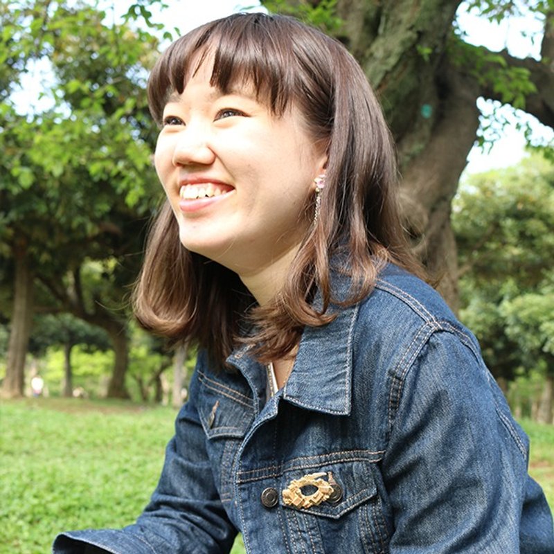 June City June City / Pin Brooch PB 088 - 胸针 - 其他金属 金色