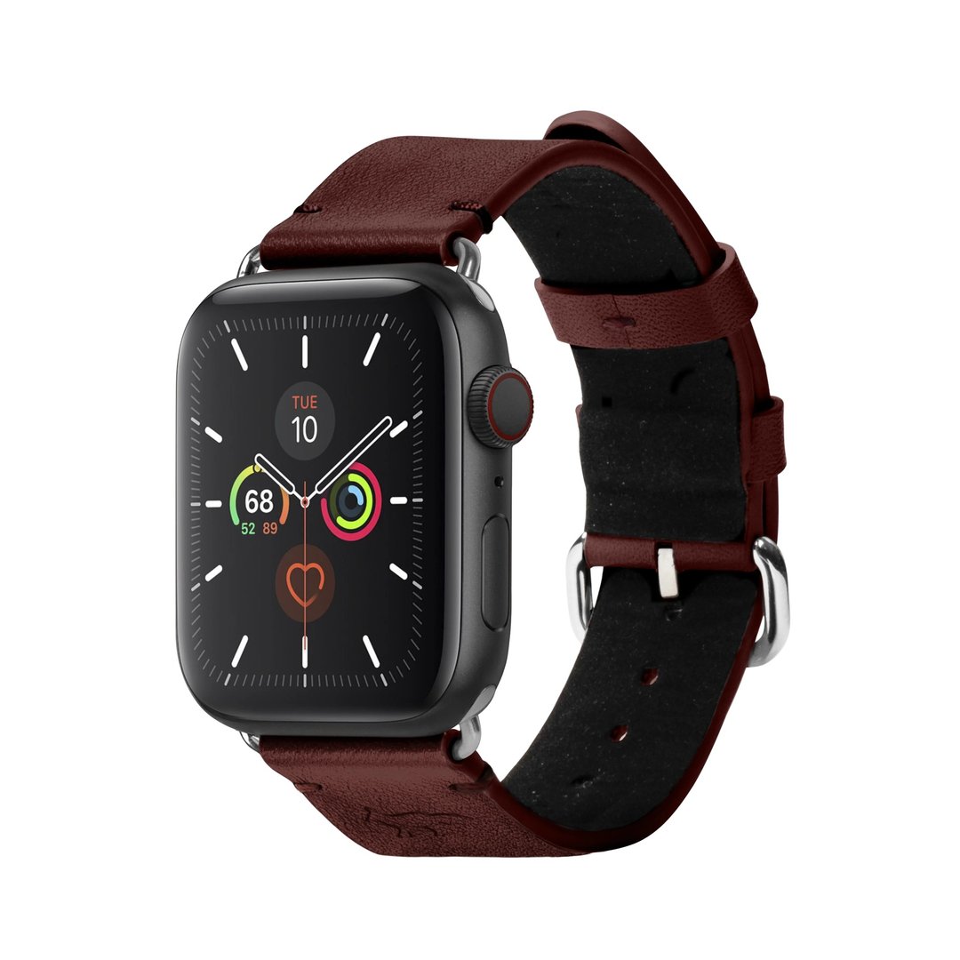 Native Union | Maison Kitsuné 联名 Apple Watch 皮革表带 - 表带 - 真皮 红色